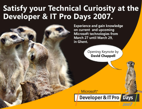 Developer-IT Pro Days 2007 - 498x384
